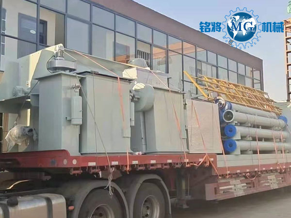 陜西西安定制犁刀混合機成套設備發貨！